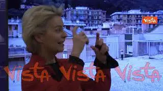 Ursula von der Leyen incontra le “tenniste sui tetti” simbolo del lockdown Carola e Vittoria