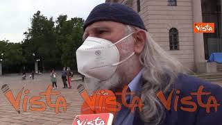 Moni Ovadia al presidio pro-Palestina a Milano: “Io sto dalla parte degli oppressi”