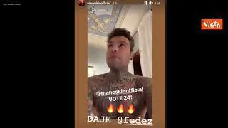 L'appello di Chiara Ferragni e Fedez per votare i Maneskin all'Eurovision