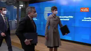Draghi arriva al Consiglio europeo