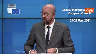 Dirottamento Bielorussia, Michel: "Sanzioni importanti, no alla roulette russa con civili"