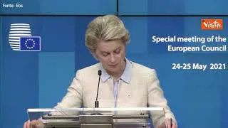 Von der Leyen: "Stop a sorvolo cieli Ue da parte della Bielorussia"
