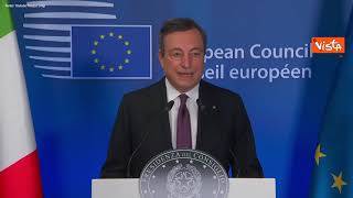 Sanzioni Bielorussia, Draghi: "Reazioni russe? Beh vedremo, non dobbiamo considerarci deboli"