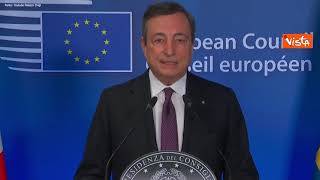 Draghi: "Ricollocamenti migranti su base volontaria è inefficace"