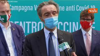Fontana: "La Lombardia ha numeri da zona bianca"