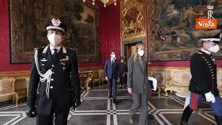 Mattarella riceve il Presidente della Repubblica della Macedonia del Nord