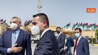 Il ministro degli Esteri Di Maio in Libia, le immagini