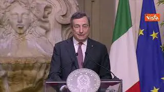 Draghi: "Italia a fianco della Libia in transizione complessa"