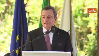 Draghi: "Per ripresa duratura serve Italia unita e che creda nel futuro"