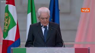 Mattarella: "E' tempo di costruire il futuro"