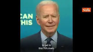 Biden: "Entro il 4 luglio il 70% degli americani vaccinati"