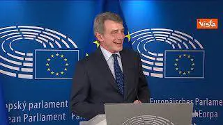 Sassoli: "Auguriamo successo a presidenza slovena"