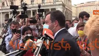 Migranti, Salvini: “Italia non sia lasciata sola. Su questo io e Draghi siamo in linea”