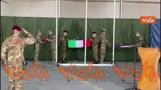 Afghanistan, ammainata la bandiera italiana a Herat