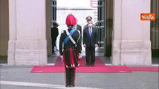 Draghi riceve il presidente della Tunisia Saied a Palazzo Chigi