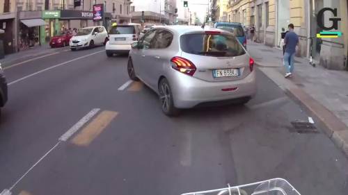 L'inferno pista ciclabile a Milano