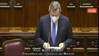 Draghi: "Obiettivo è superare crescita pre-pandemia"