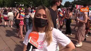 Pride all'Arco della Pace di Milano, le voci dei manifestanti