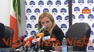 M5S, Meloni: “Per Grillo Conte non è adatto a guidare il Movimento ma il Governo sì”