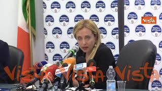 Conte-Grillo, Meloni: “Non vedo futuro roseo per il M5S. Ritornerà il bipolarismo”
