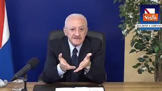 De Luca: "Salvini si vaccini e non faccia lo scapigliato, quando parla guadagno 100 mila voti"