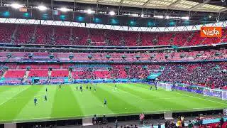 A Wembley prima di Italia- Spagna le canzoni di Raffaella Carrà