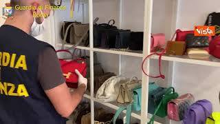 Scoperta "boutique del falso" in un appartamento di Corso Francia a Roma