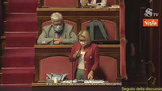 Ddl Zan, Masini (FI) si commuove al Senato: "Mia madre mi disse ho paura per te"