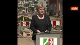 Merkel: "Aiuti rapidi dopo danni inondazioni, questione di giorni"