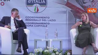 Green pass, Meloni: “Per la sinistra chi non è d’accordo con modello Macron è no-vax”
