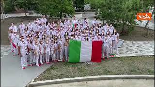 Tokyo 2020, la dedica dell'Italia Team per gli 80 anni di Mattarella: "Tanti auguri presidente"