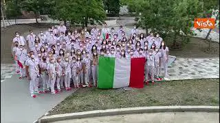 Tokyo 2020, la dedica dell'Italia Team per gli 80 anni di Mattarella: "Tanti auguri presidente"