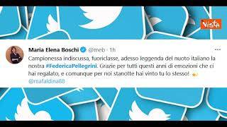 Federica Pellegrini gareggia nella sua ultima Olimpiade, i tweet della politica