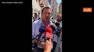No Green pass, Salvini: "Alla manifestazione non c'era adesione ufficiale della Lega"