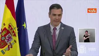 Il premier spagnolo Sanchez: "70% popolazione sarà immunizzata entro la fine dell'estate"
