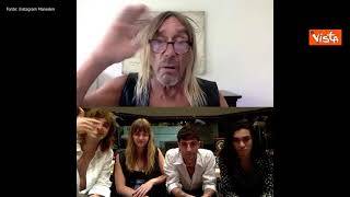 Iggy Pop e i Maneskin insieme in un video su Instagram
