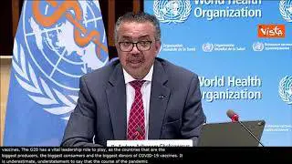 Tedros (Oms): "Niente terza dose, prima vaccini a Paesi poveri"