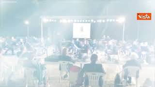 Il concerto della Fanfara della Polizia a Tolfa, le immagini