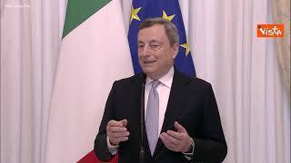 Draghi: "2023? Orizzonte è nelle mani del Parlamento"