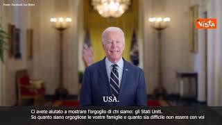 Biden agli atleti Usa: "Vi aspetto alla Casa Bianca. Jill mi parla sempre di voi"