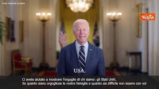 Biden agli atleti Usa: "Vi aspetto alla Casa Bianca. Jill mi parla sempre di voi"