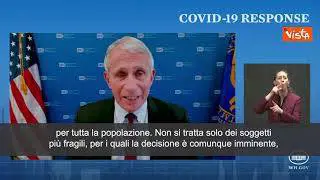 Fauci: "Tutti avranno bisogno della terza dose, protezione vaccino non è infinita”