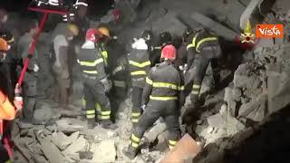 Anniversario terremoto di Amatrice, le immagini degli interventi dei Vigili del fuoco dopo il sisma