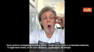 SOTTOTITOLI Addio al batterista Charlie Watts,  Paul McCartney : "Condoglianze ai Rolling Stones"