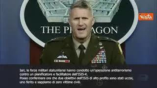 Pentagono: "Uccisi due obiettivi Isis di alto profilo"