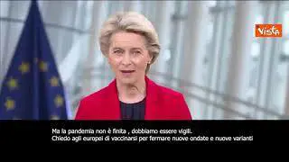 SOTTOTITOLI Von der Leyen: "Vaccinato il 70% degli adulti Ue, ma pandemia non è finita"
