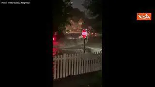 Uragano Ida, allagate le strade del New Jersey