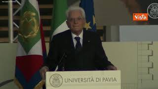 Mattarella: "Inaccettabile divario laureati tra Ue e Italia"