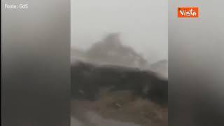 Maltempo a Pantelleria, due morti e nove feriti, le immagini della forte pioggia