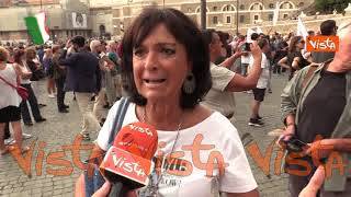 “Non siamo no vax”: le voci dei manifestanti alla protesta contro il green pass a Roma
